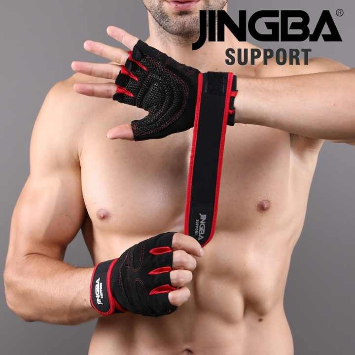 Manusi de antrenament pentru sala si fitness cu protectie palma, din material respirabil