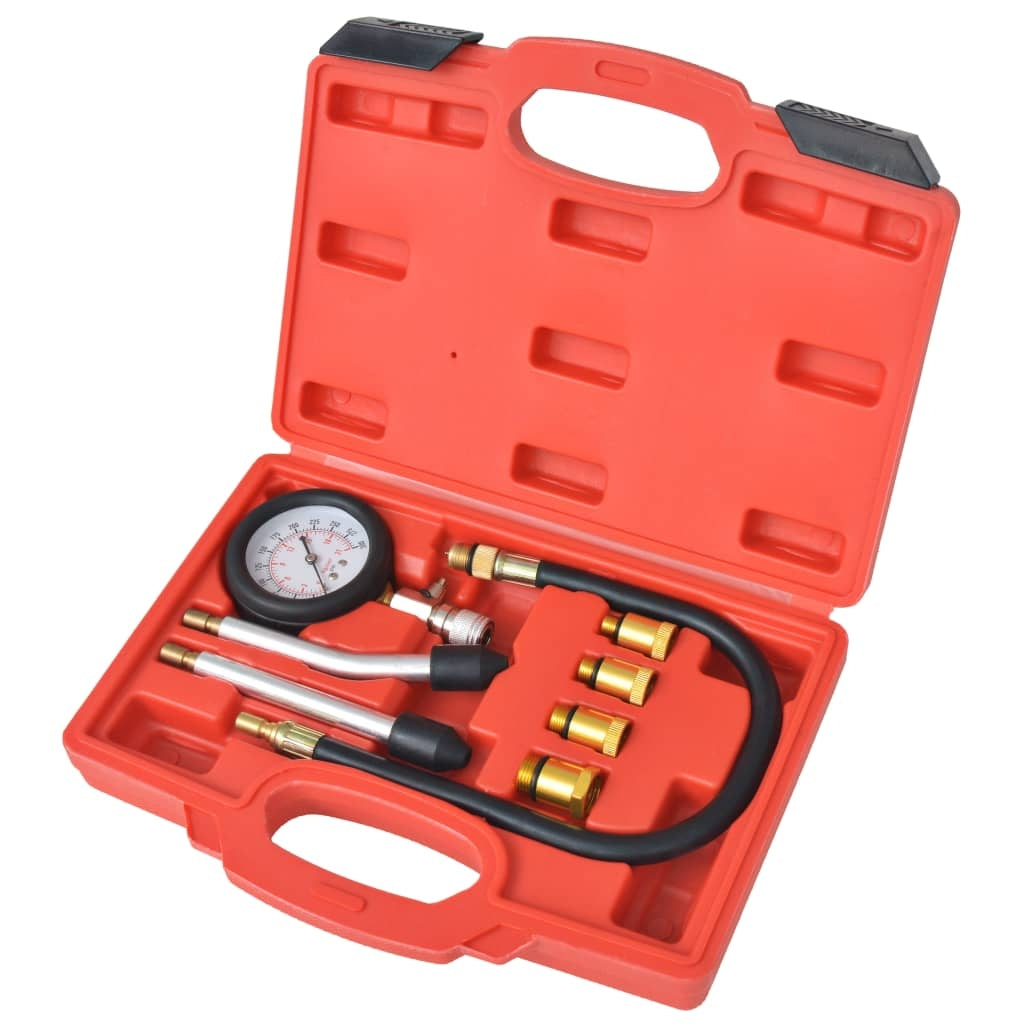Set tester compresie pentru motor pe benzină, 8 piese