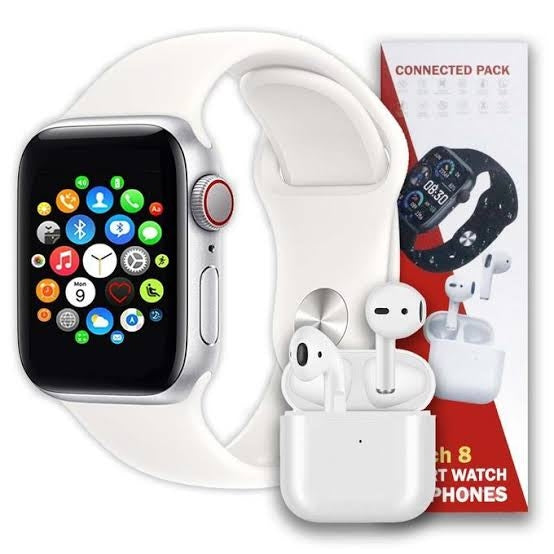 Smart Watch 8 + Earpods 3 Gen
