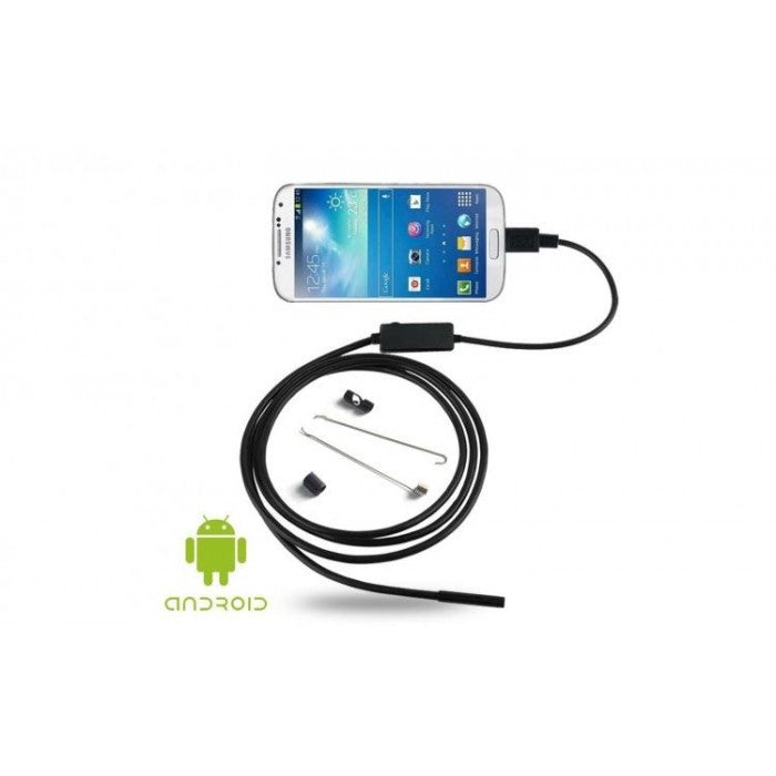Camera Endoscop pentru Adroid si PC - Lungime Cablu 5 Metri, diametru camera 7mm