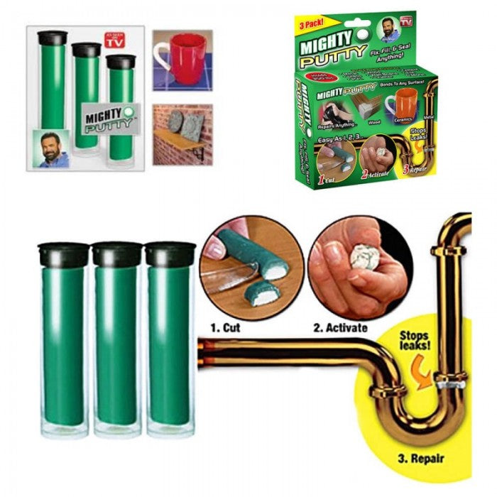 1+1 Gratis: Adeziv universal Mighty Putty