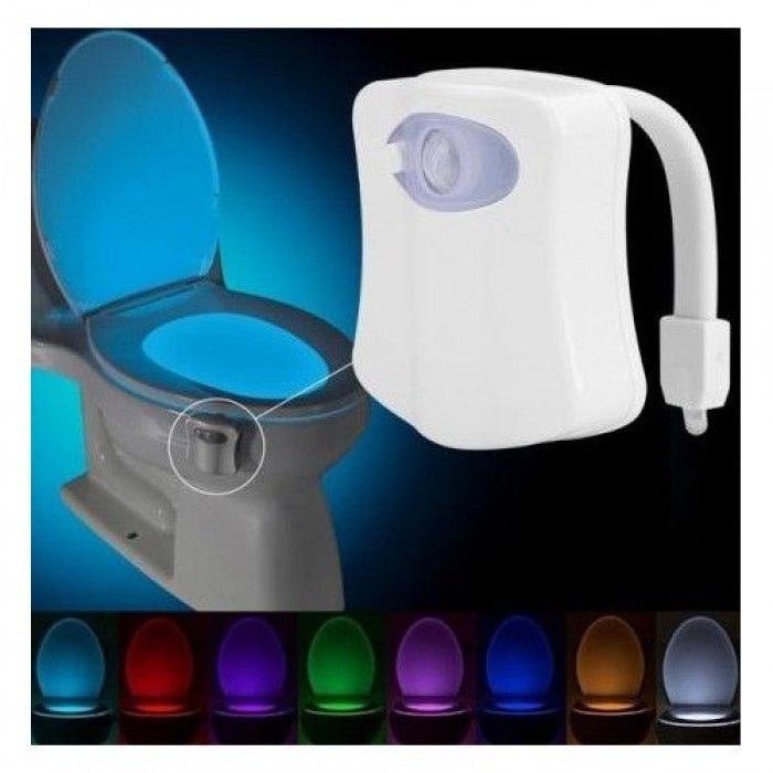 2 x Lampa LED pentru vasul de toaleta cu senzor de miscare Bowl Light