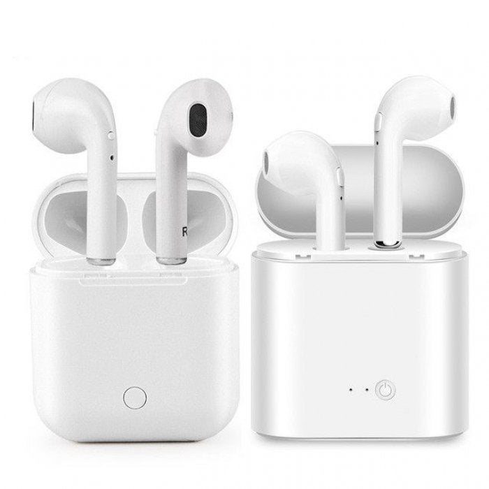 Casti i7 TWS, Dock Wireless, Bluetooth, incarcator incorporat