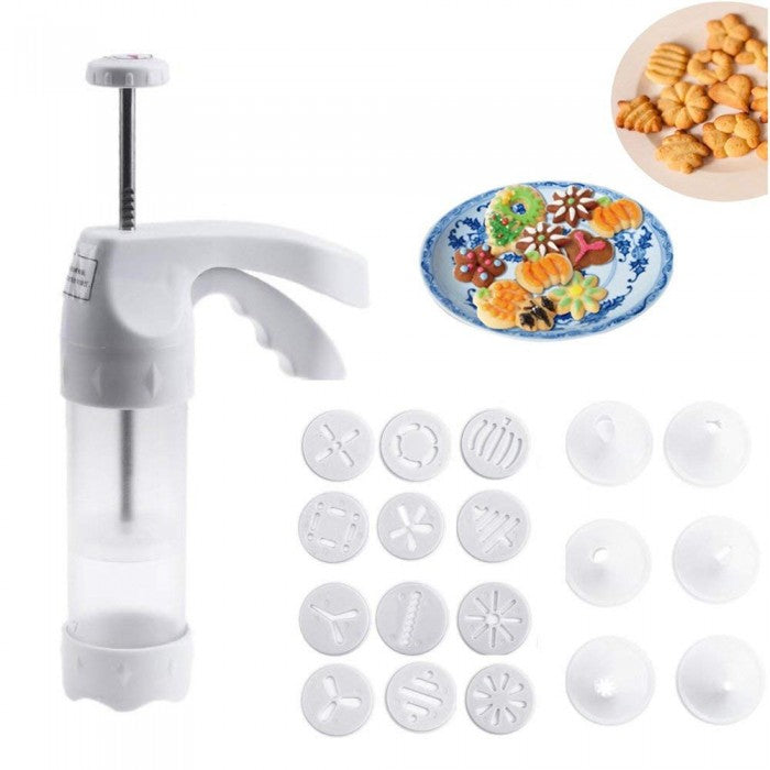 2 x Dispozitiv de ornat torturi si prajituri Cookie Press
