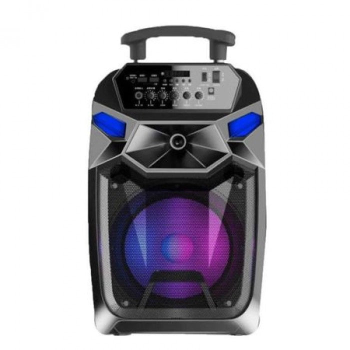 Boxa portabila karaoke S12, 1000 W cu microfon,microSD card, USB , AUX in , bluetooth , display digital