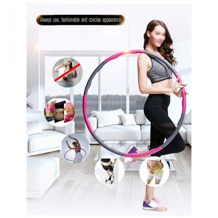 Cerc Fitness Gimnastica Masaj Magnetic pt talie de viespe abdomen plat + Cadou: Aparat Masaj Gat