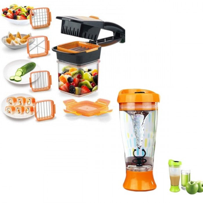 FELIATOR PROFESIONAL , RAPID, PRACTIC , 5 IN 1, NICER DICER + Cana cu amestecare automata Skinny Moo