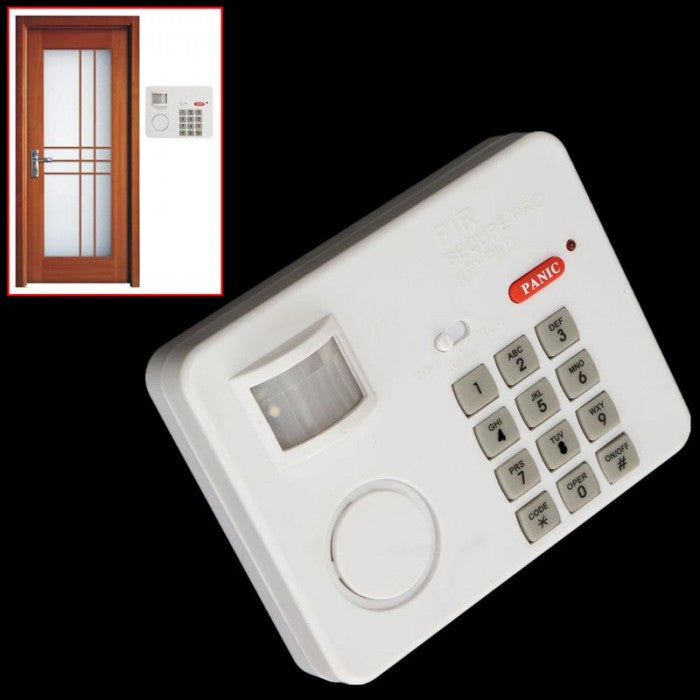 Alarma fara fir cu senzor de miscare si cod de blocare/deblocare