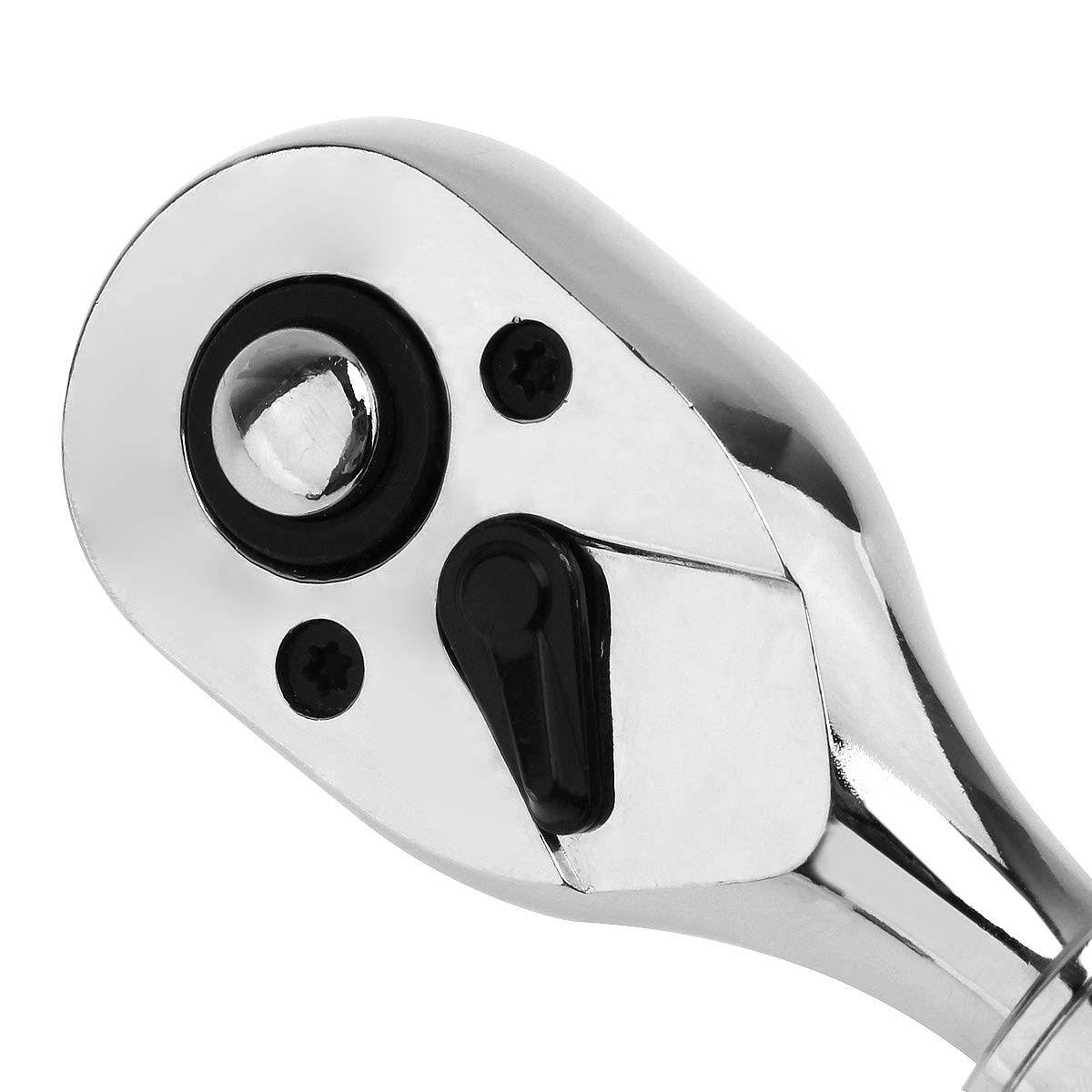 Cheie cu clichet telescopica, prindere 3/8, maner ergonomic