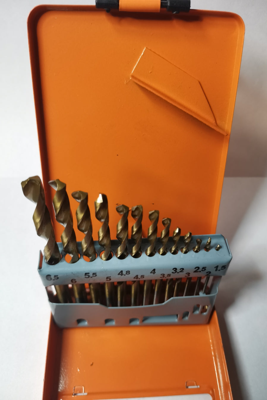 Set burghie spirale HSS Ø 1.5-6.5 mm 13 piese