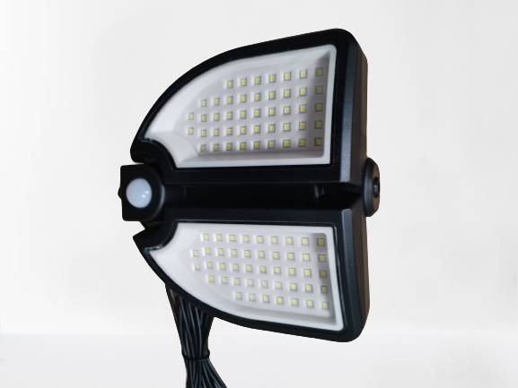 Lampa Dubla split, cu panou solar telecomanda si senzor de de miscare
