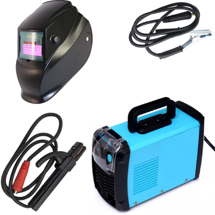 Set Aparat de sudura, inverter cu LCD IGBT 300MMA + Masca Automata + Manusi Piele