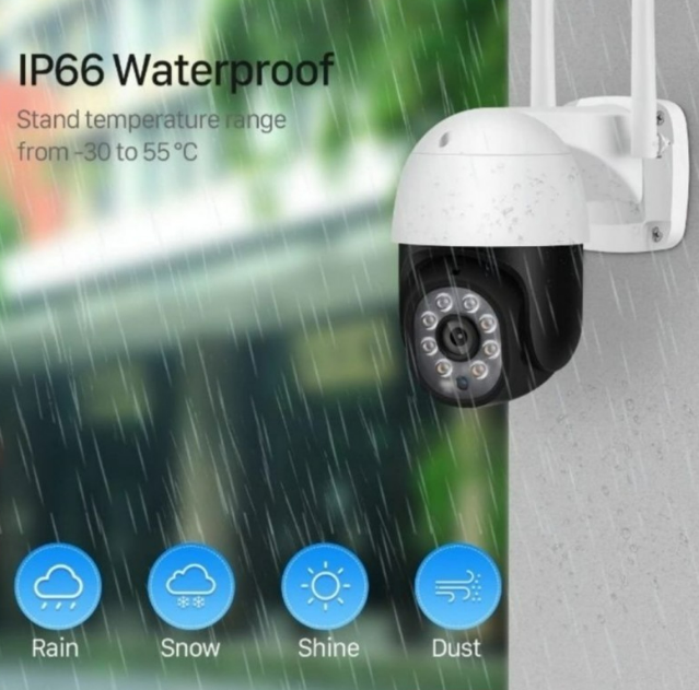 SET 2 CAMERE SUPRAVEGHERE WIFI, INTERIOR / EXTERIOR, ROTATIVA, CU DETECTARE MISCARE JORTAN