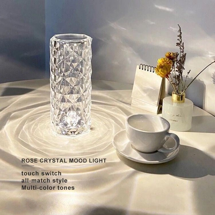 LAMPA DE MASA DECORATIVA CU LED "CRYSTAL" RGB
