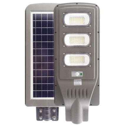 Proiector LED 90w cu panou solar senzor miscare lumina telecomanda 432 leduri