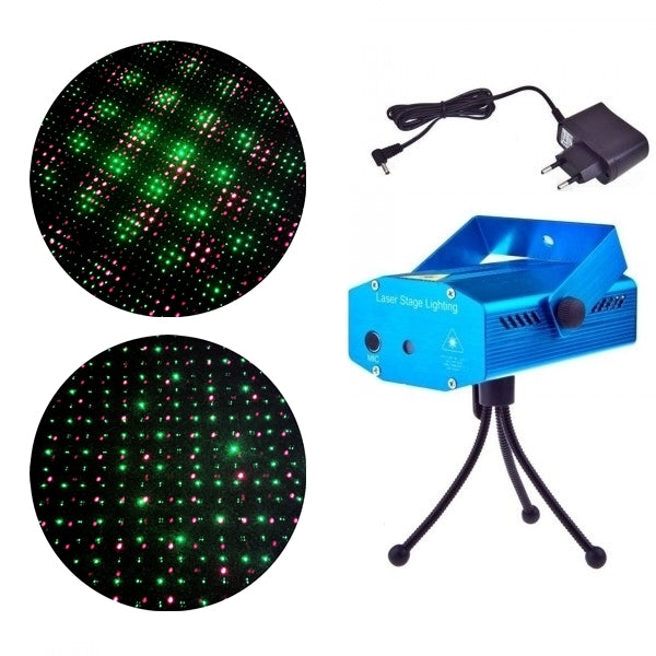 PROIECTOR LASER CU Jocuri de Lumini, Puncte / Figurine, Rosu si Verde
