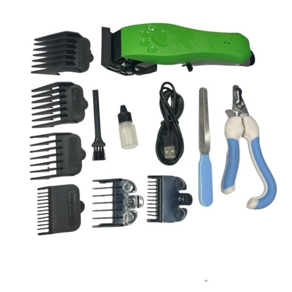 MASINA DE TUNS ANIMALE, ACUMULATOR, INCARCARE USB, ACCESORII