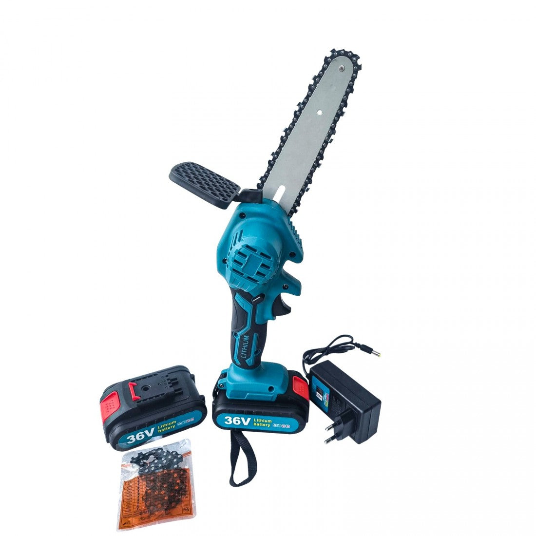 MINI DRUJBA WERSTIL CU 2 ACUMULATORI, 36V, 2 LANTURI, LAMA 6 INCH