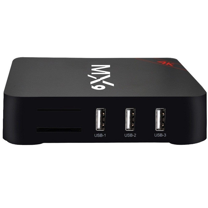 Smart TV Box Android Mini PC Ultra-HD 4K, telecomanda