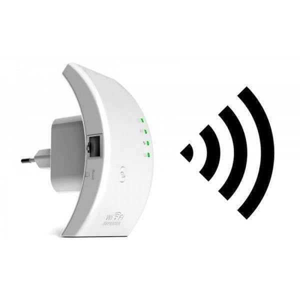 Amplificator wifi, dubleaza semnalul wireless pentru internet in zone fara semnal