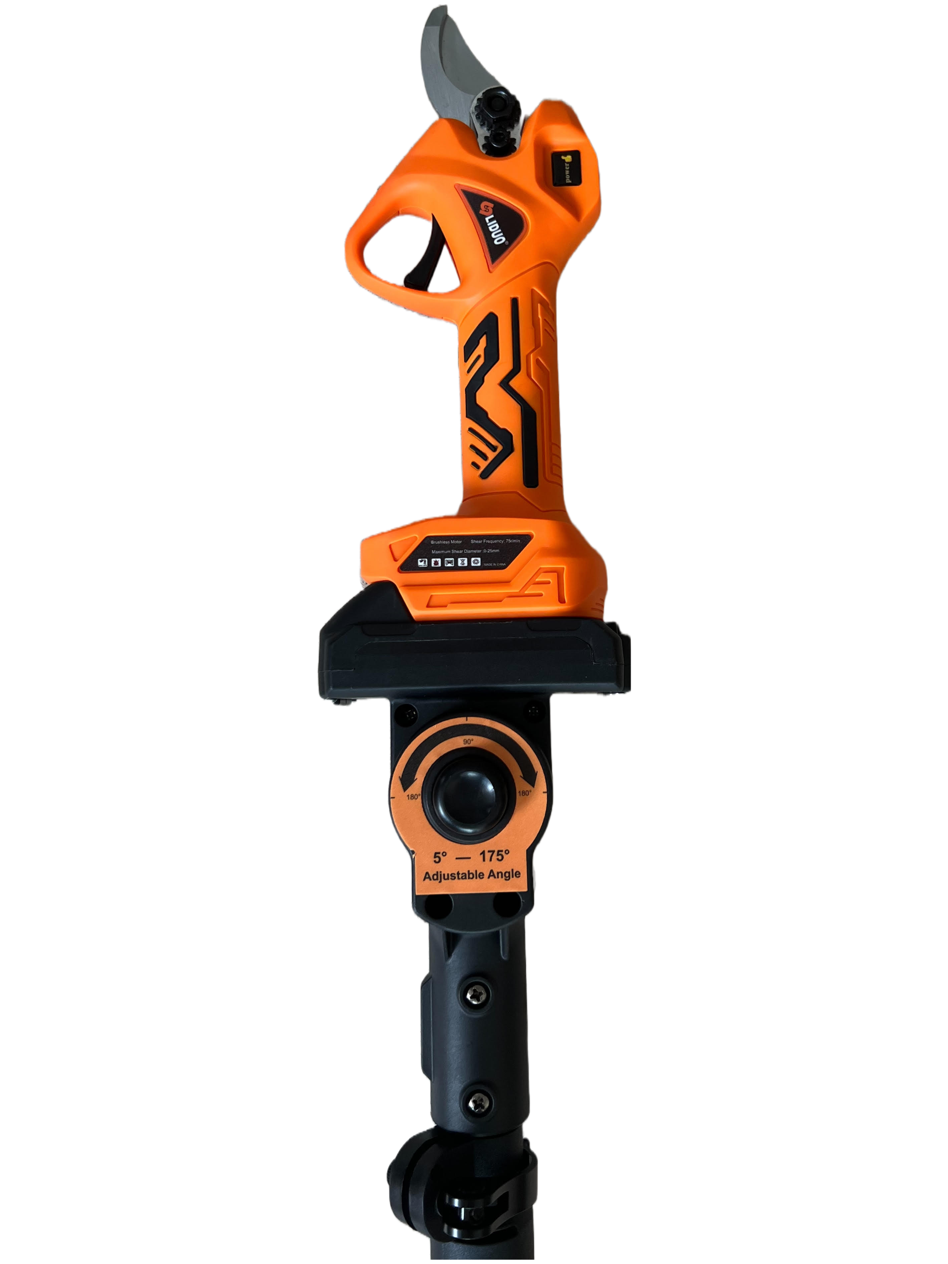 Set complet Foarfeca electrica + Mini fierastrau cu 2 acumulatori 48V, extensie telescopica 120-240cm