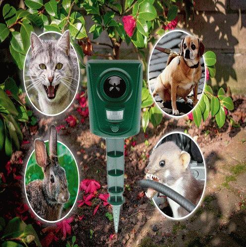 Aparat cu ultrasunete impotriva pasarilor si animalelor Animal Repeller Solar
