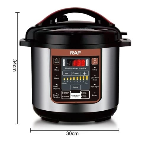 Oala electrica sub presiune RAF-181 8L 1350W multifunctional si multiprogramabila