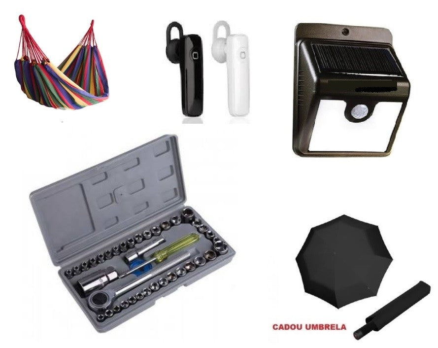 PROMOTIE IMBATABILA! HAMAC + CASCA BLUETOOTH + LAMPA SOLARA + TRUSA 40 PIESE + CADOU UMBRELA, TOTUL LA DOAR 124.90 LEI!