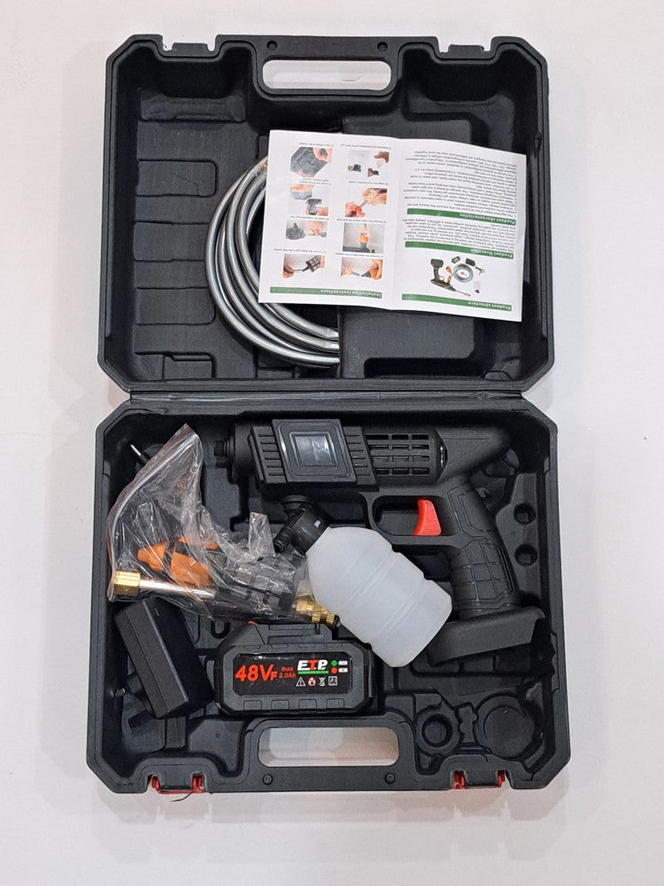 Aparat de spalat cu presiune cu acumulator, 8L/min, 25 Bari + CADOU UN PRODUS DE UZ CASNIC