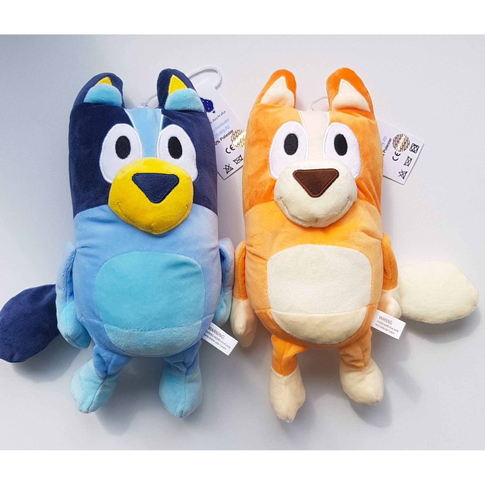 Set jucarii de plus cu Blue si Bingo, 2 figurine, 26 cm