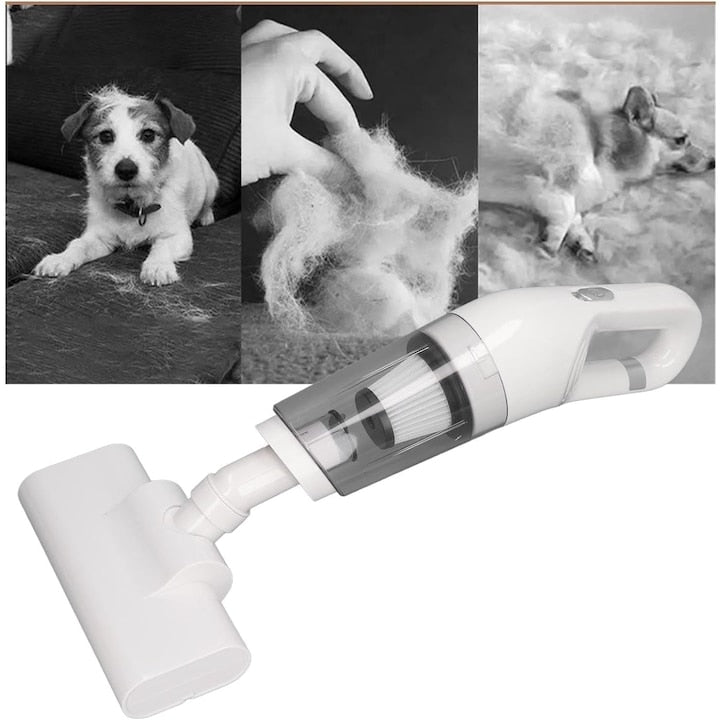 Aspirator vertical fara fir, de mana, 12000Pa, cu accesorii incluse, filtru HEPA