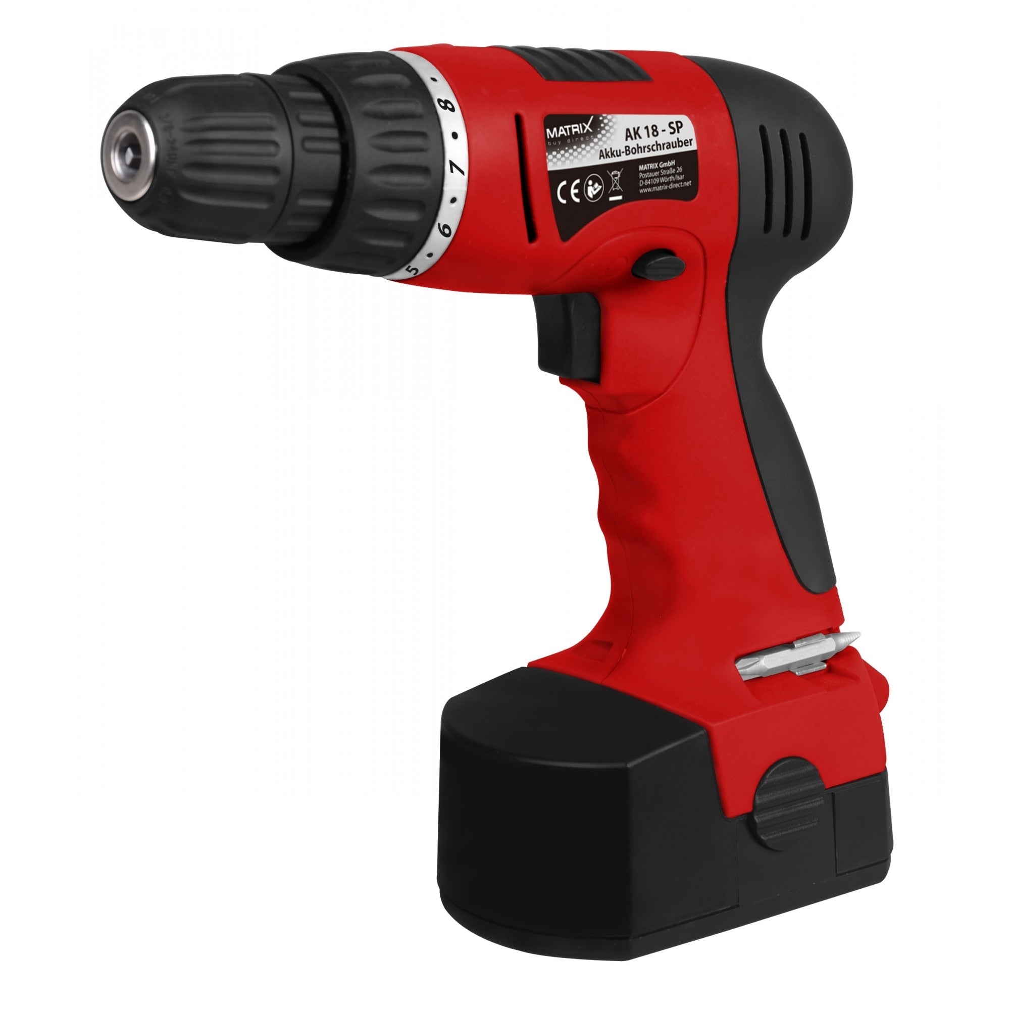 Masina de gaurit/insurubat, 18V, 16 accesorii
