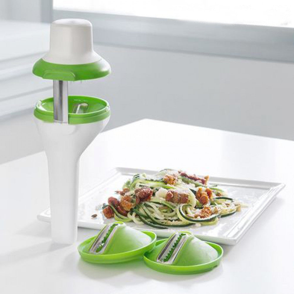 Aparat de taiat legume si fructe in fasii, taitei si spaghete