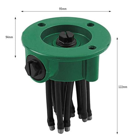 Set 2 Aspersoare multifunctionale tip Sprinkler 360 grade cu furtunuri flexibile