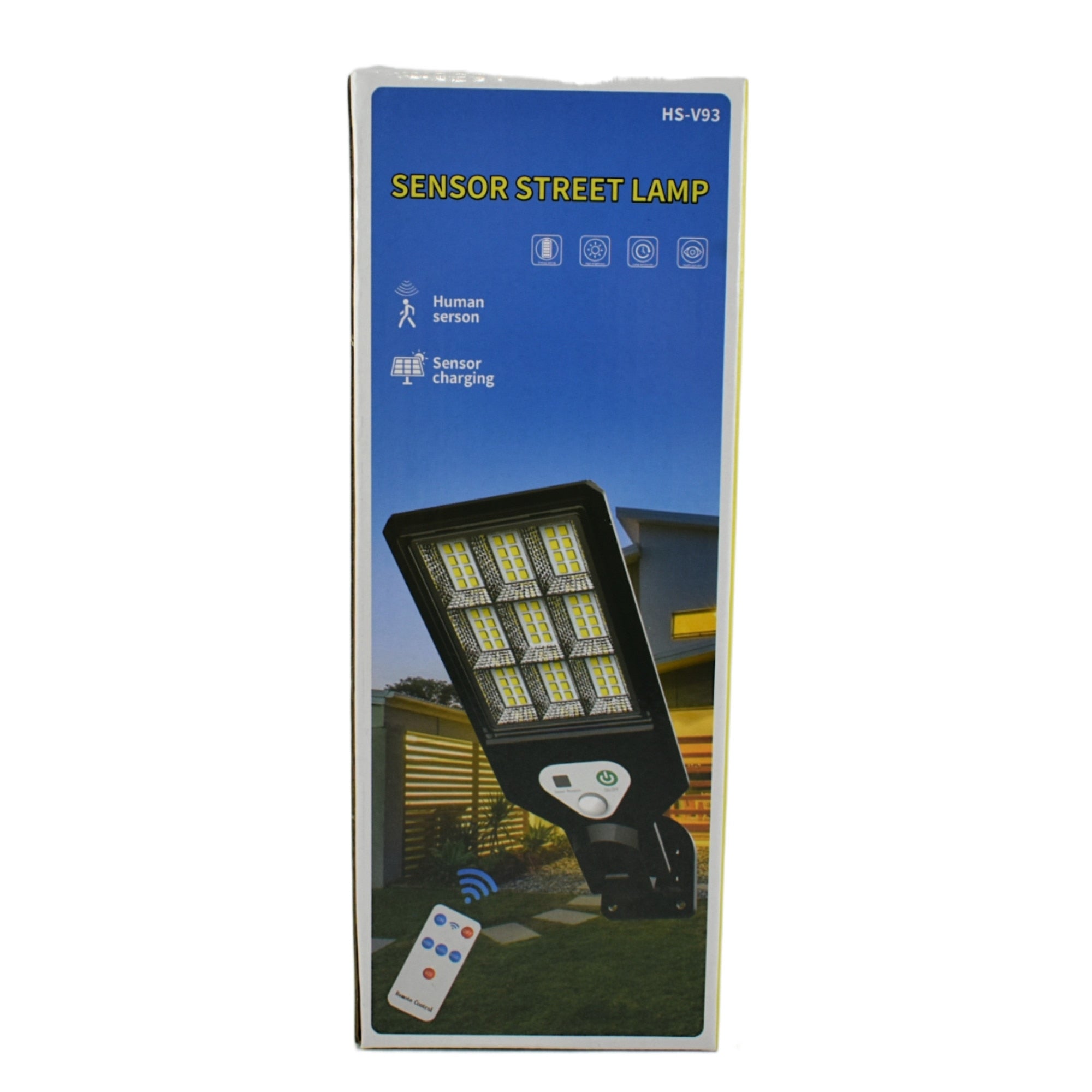Lampa Solara cu senzor crepuscular si de miscare 60 Led