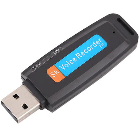 Reportofon Spion tip Stick USB, functie de citire Carduri