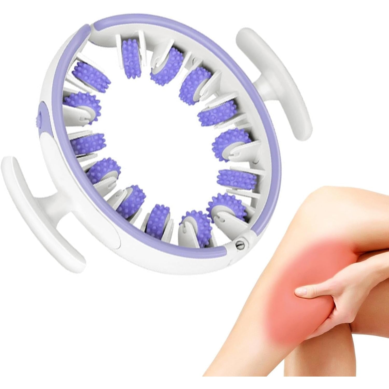 Aparat de masaj anticelulitic manual, extensibil, multifunctional, forma ergonomica, din plastic