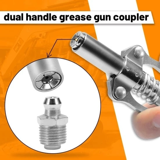 Cap gresor, cupla rapida pentru pompa gresare, set cu furtun, 10000 PSI, 90mm