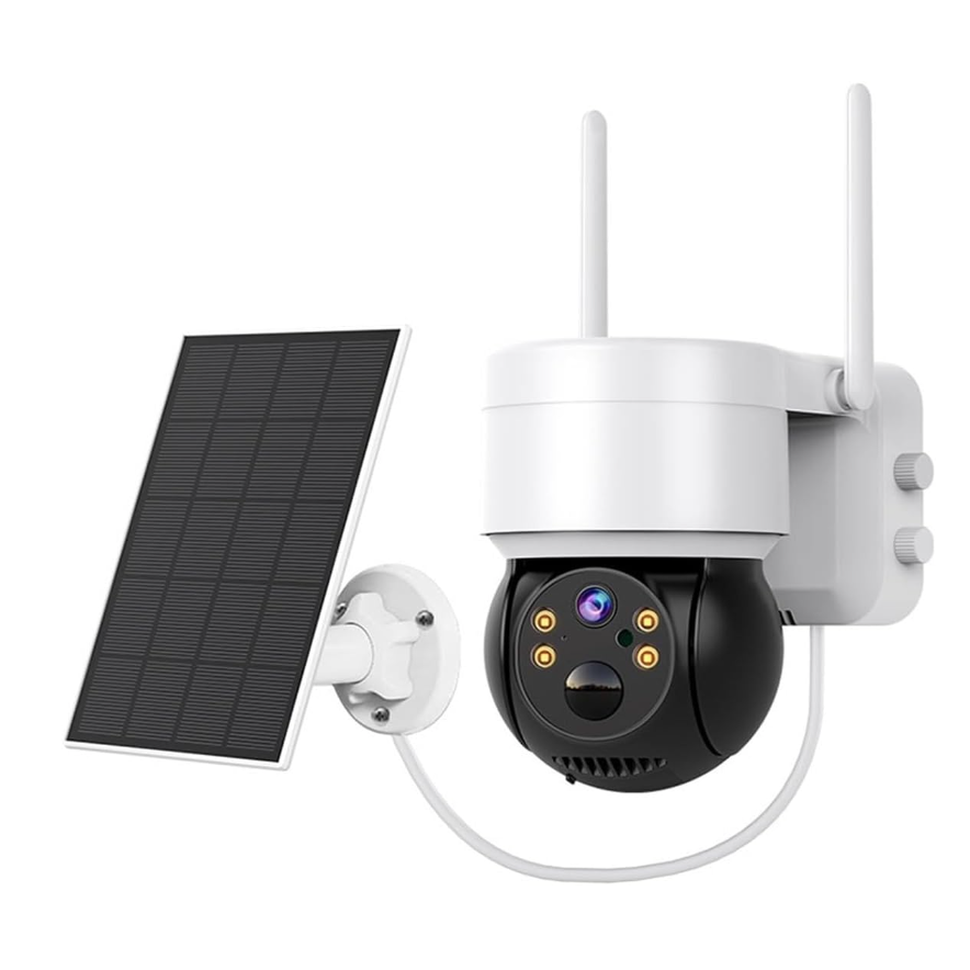 Camera de supraveghere cu panou solar si senzor PIR