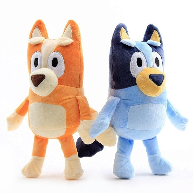 Set jucarii de plus cu Blue si Bingo, 2 figurine, 26 cm
