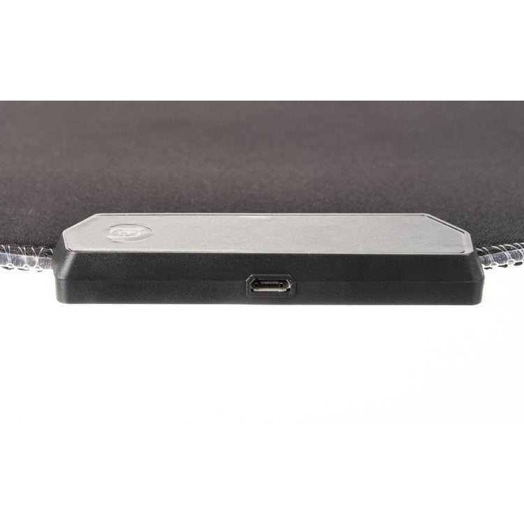 Mouse pad gaming cu iluminare led RGB 80x30 negru