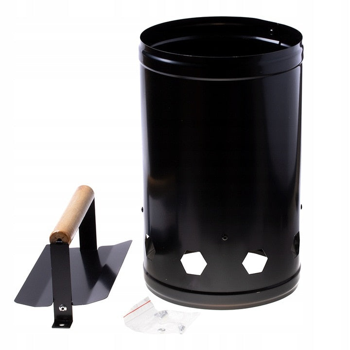 Aprinzator pentru carbuni gratar, grill sau brichete pentru semineu, din metal, 27,5 x 16,5cm