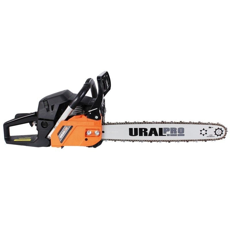 Drujba Profesional Ural PRO 5.3 CP - Originala, 2 Lame, 2 Lanturi, Complet Accesorizata
