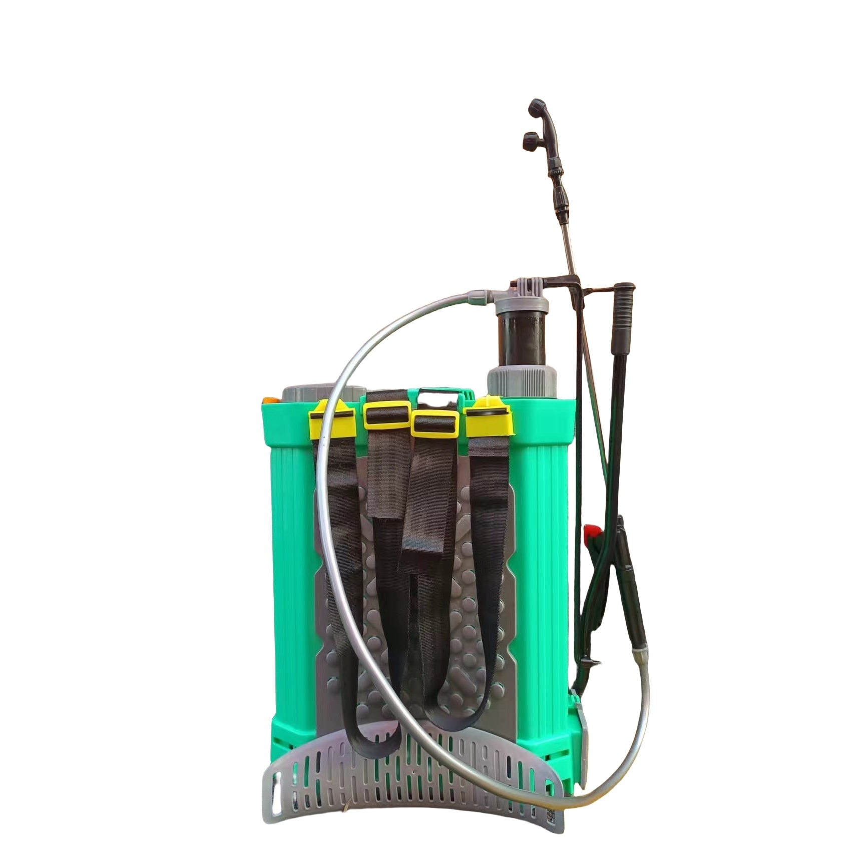 Pompa de stropit electrica CMP1670, 2 in 1, manuala si electrica, 16 L, acumulator, 6 BAR, regulator, accesorii incluse
