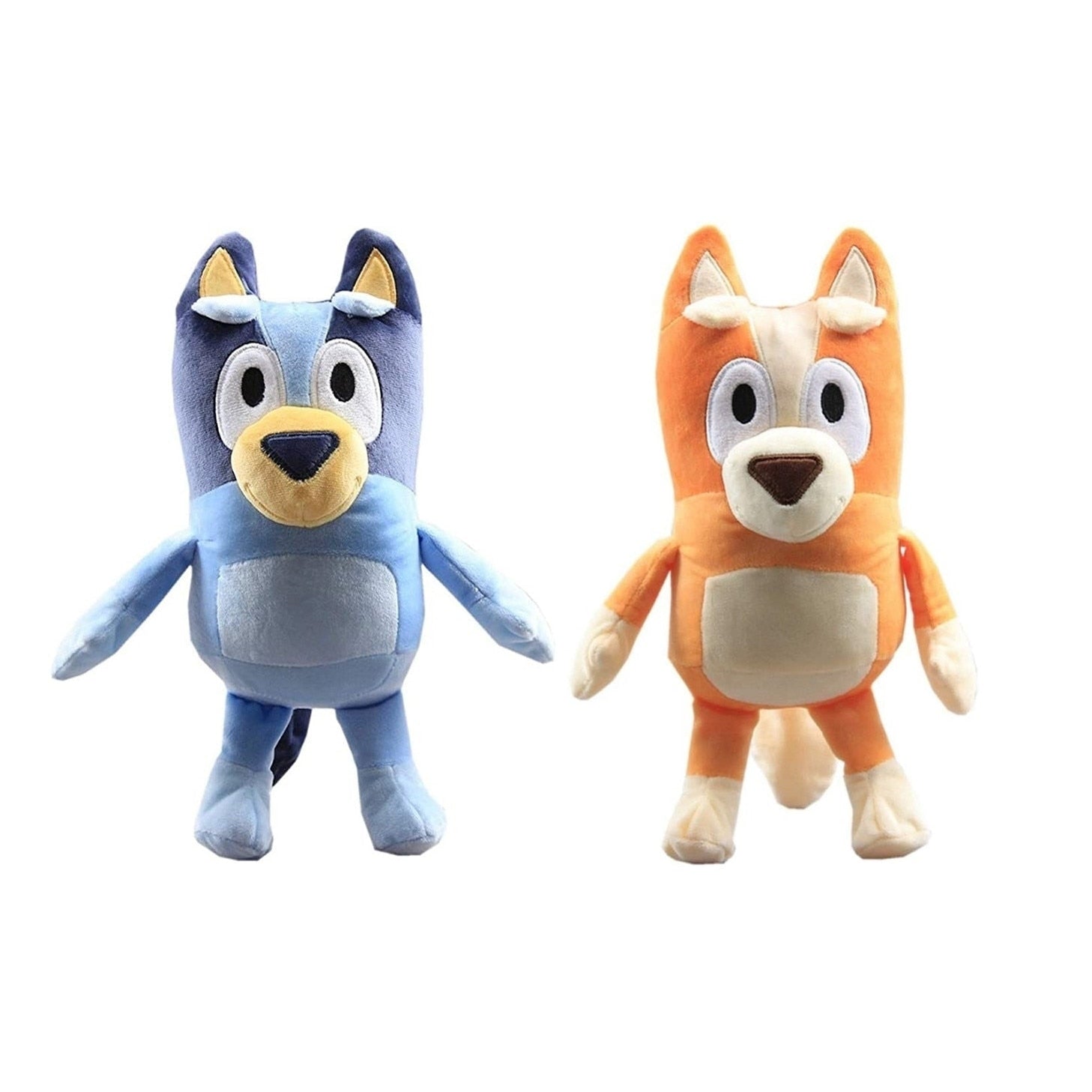 Set jucarii de plus cu Blue si Bingo, 2 figurine, 26 cm