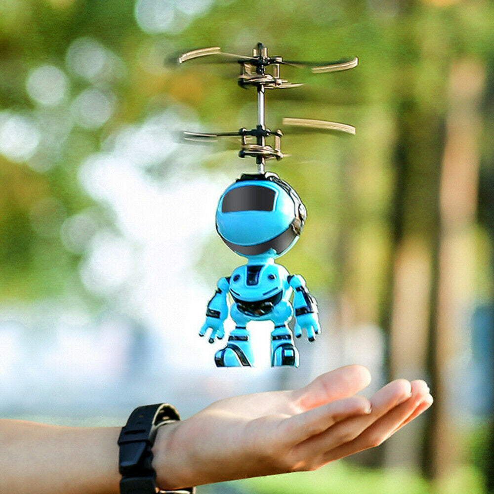 Jucarie interactiva Robot care zboara, reincarcabila cu USB