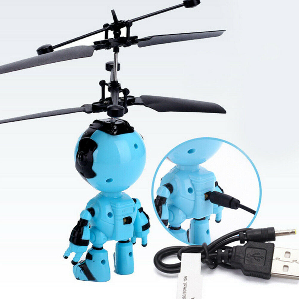 Jucarie interactiva Robot care zboara, reincarcabila cu USB
