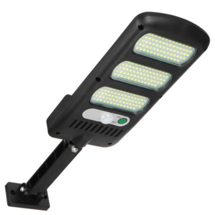 Lampa solara cu panou solar, senzor de miscare si lumina, LED-120