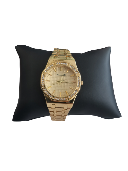 Set Ceas Dama + Bratara Gold Matteo Ferari