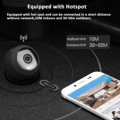 Cameră wireless Wifi cu vedere nocturnă
